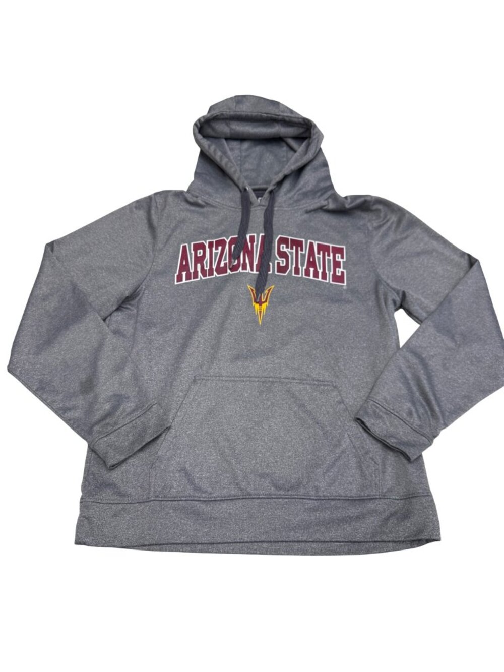 J. America Arizona State Sun Devils Men's Gray Pullover Hoodie, Size M